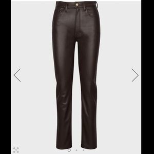 7 For All Mankind Leather Pant